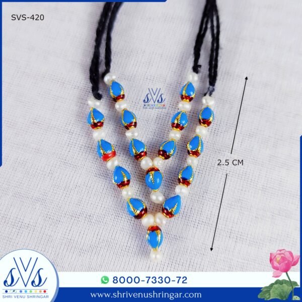 kamal meenakari silver mala ji shri venu shringar nathdwara