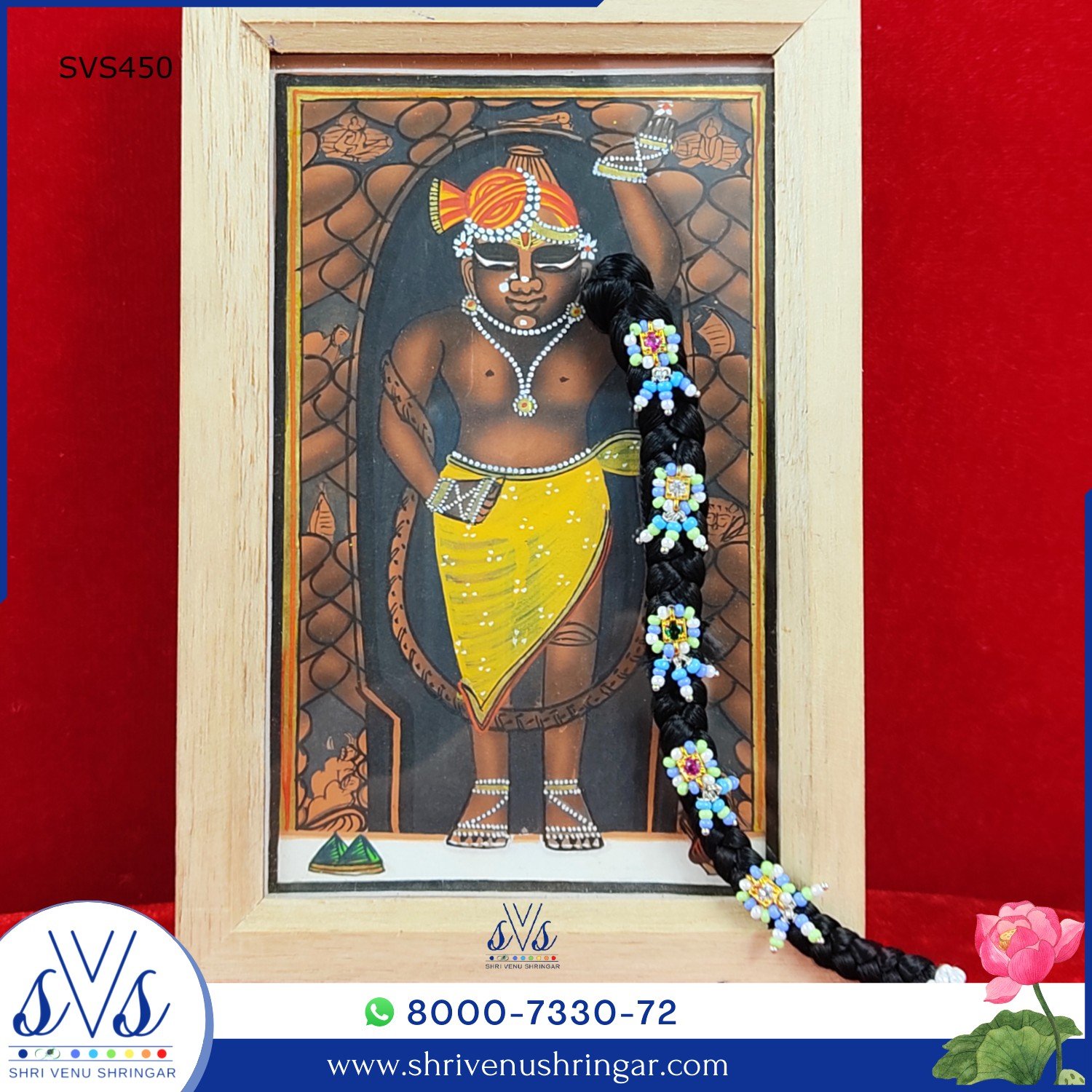 choti silver shri venu shringar nathdwara
